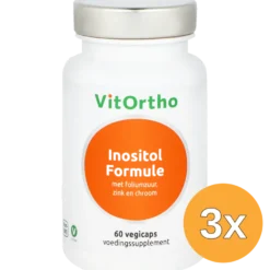 3x Vitortho Inositol Formule (60 vega capsules)