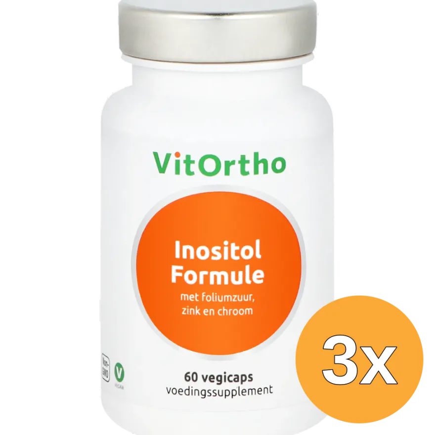 3x Vitortho Inositol Formule (60 vega capsules)