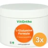 3x VitOrtho L-Glutamine formule (105 gr)