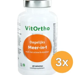 3x VitOrtho Meer in 1 dagelijks (60 tabletten)