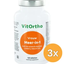 3x VitOrtho Meer in 1 vrouw (120 tabletten)