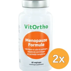 2x VitOrtho MenoForm vh menopauze formule (60 vega capsules)