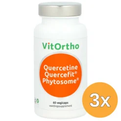 3x VitOrtho Quercetine quercefit phytosome (60 vega capsules)