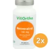 2x VitOrtho Resveratrol 100 mg (60 tabletten)