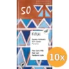 10x Vivani Chocolade Melk Donker 50% Panama Bio (80 gr)