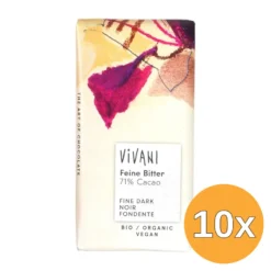 10x Vivani Chocolate-Bar Dark 71% (12,5 gr)