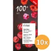 10x Vivani Superior Dark 100% Cacao Chocolate Raspberry (80 gr)