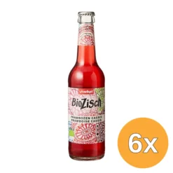 6x Voelkel Biozisch Framboos Cassis (330 ml)