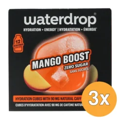 3x Waterdrop Microenergy Mango Boost (12 stuks)