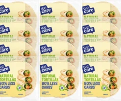 12x WeCare Lower Carbs Tortillas Naturel (12 x 160 gr)