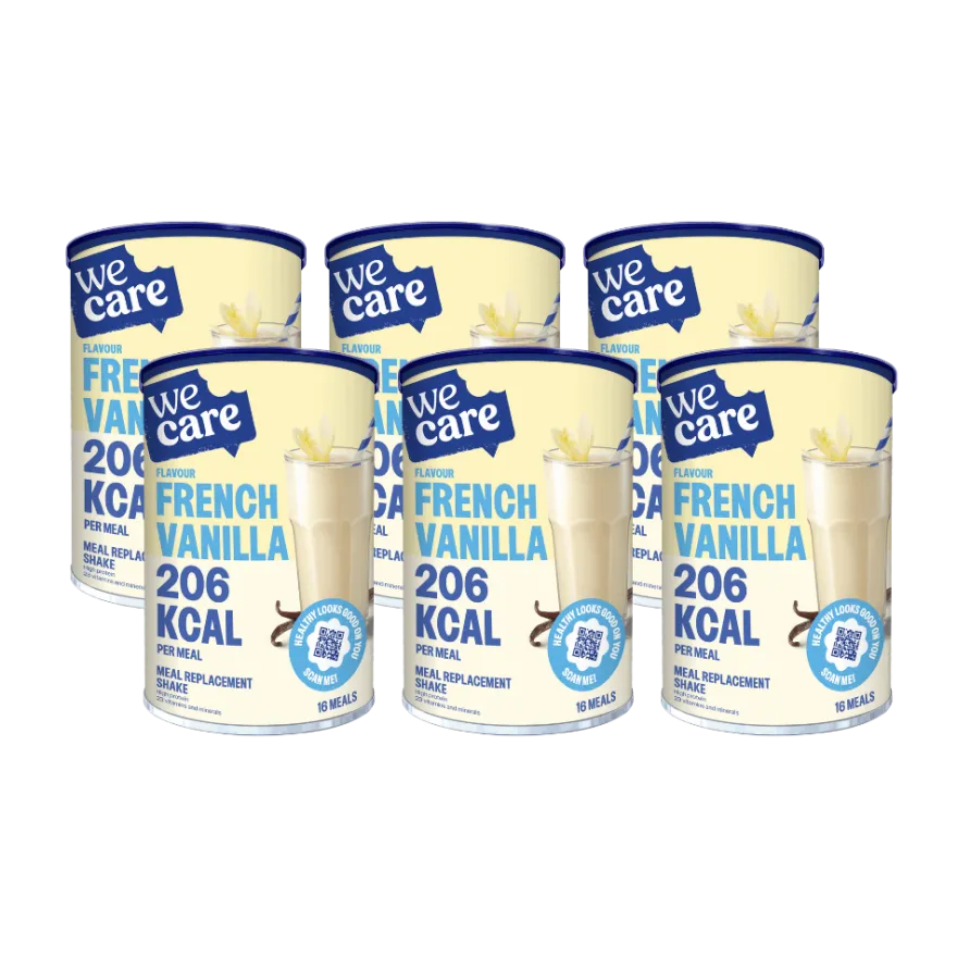 6x WeCare Shake French Vanilla (436 gr)