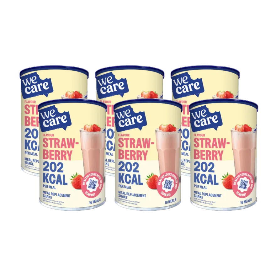 6x WeCare Shake Strawberry (436 gr)
