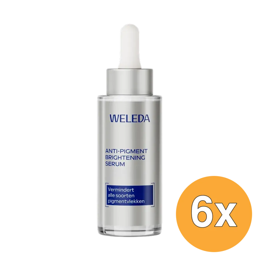 6x Weleda Anti-pigment Brightening Serum (30 ml)
