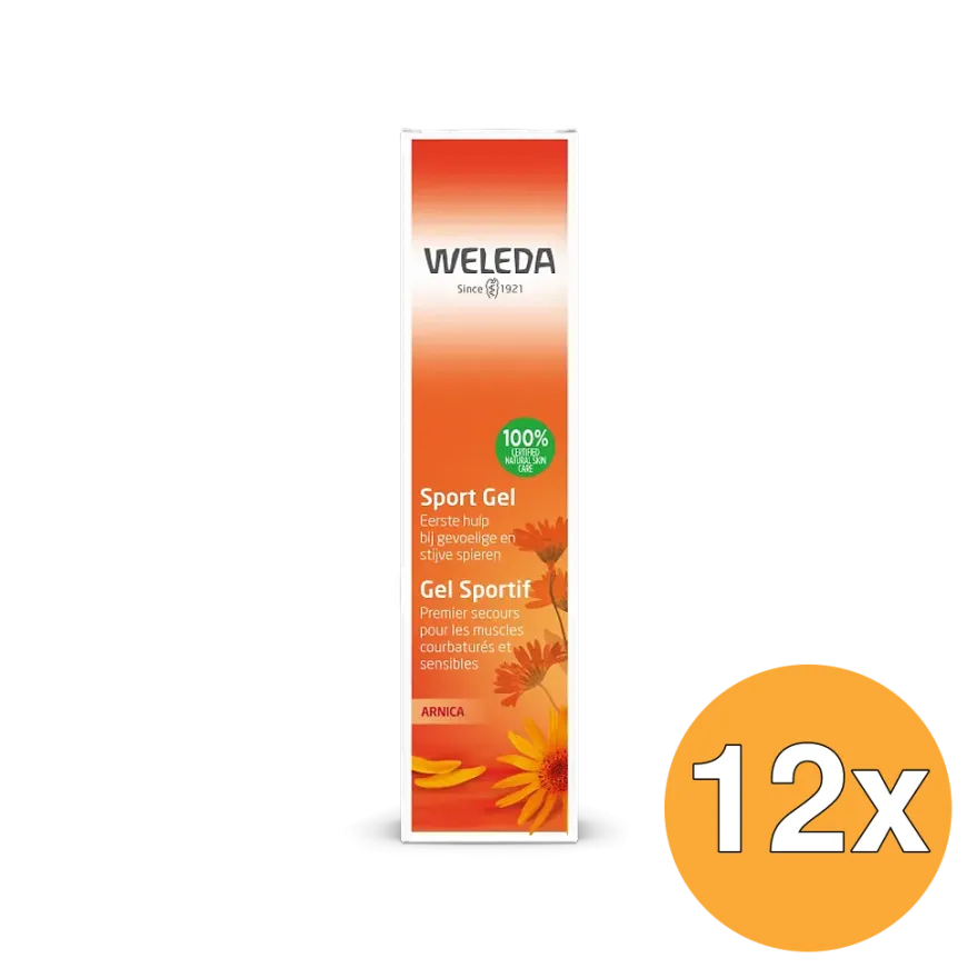 12x WELEDA Arnica sport gel (25 gr)