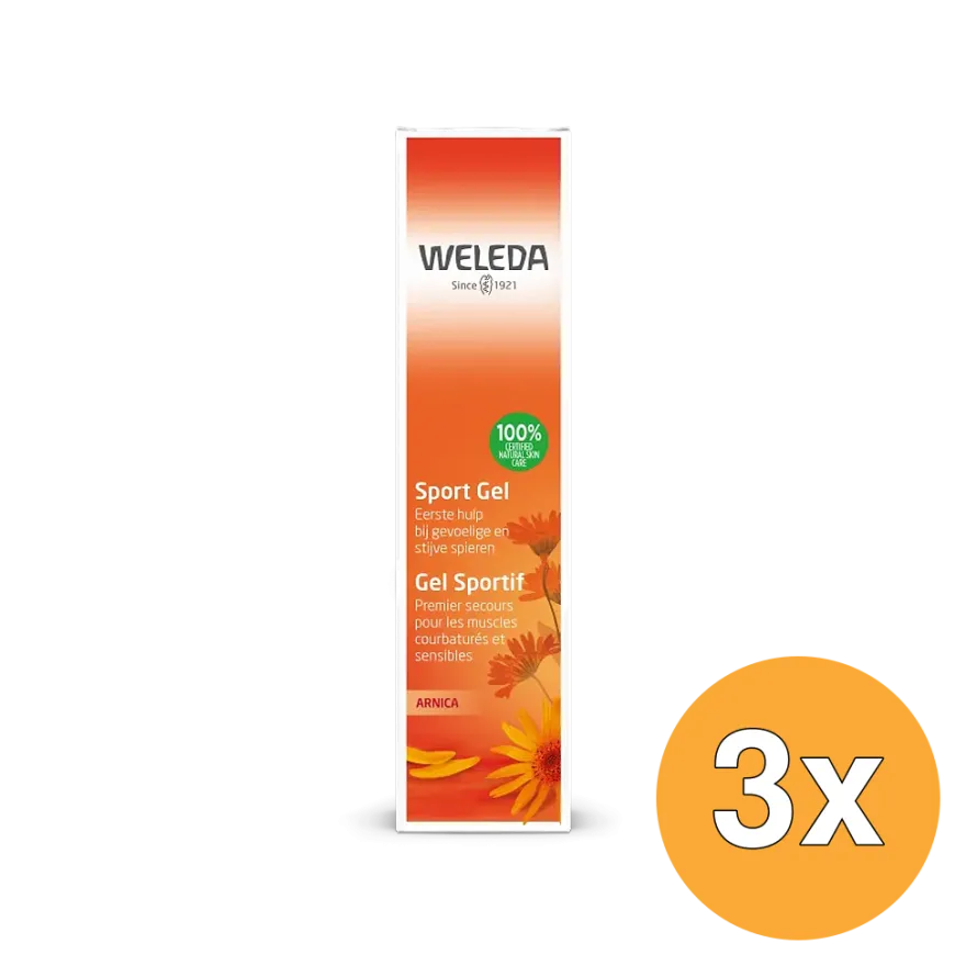 3x WELEDA Arnica sport gel (25 gr)