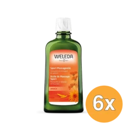 6x Weleda Arnica Sport Massageolie (200 ml)