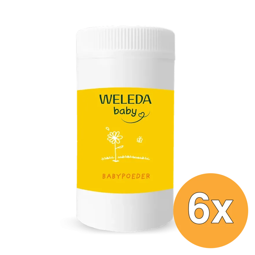 6x WELEDA Baby poeder (20 gr)