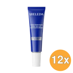 12x WELEDA Blauwe gentaan & edelweiss oog en lipcontourcreme (10 ml)