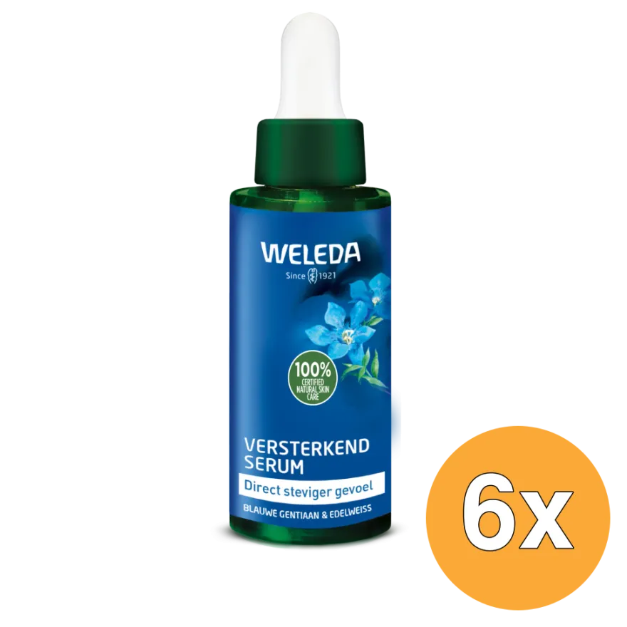 6x WELEDA Blauwe gentiaan & edelweiss versterkend serum (30 ml)