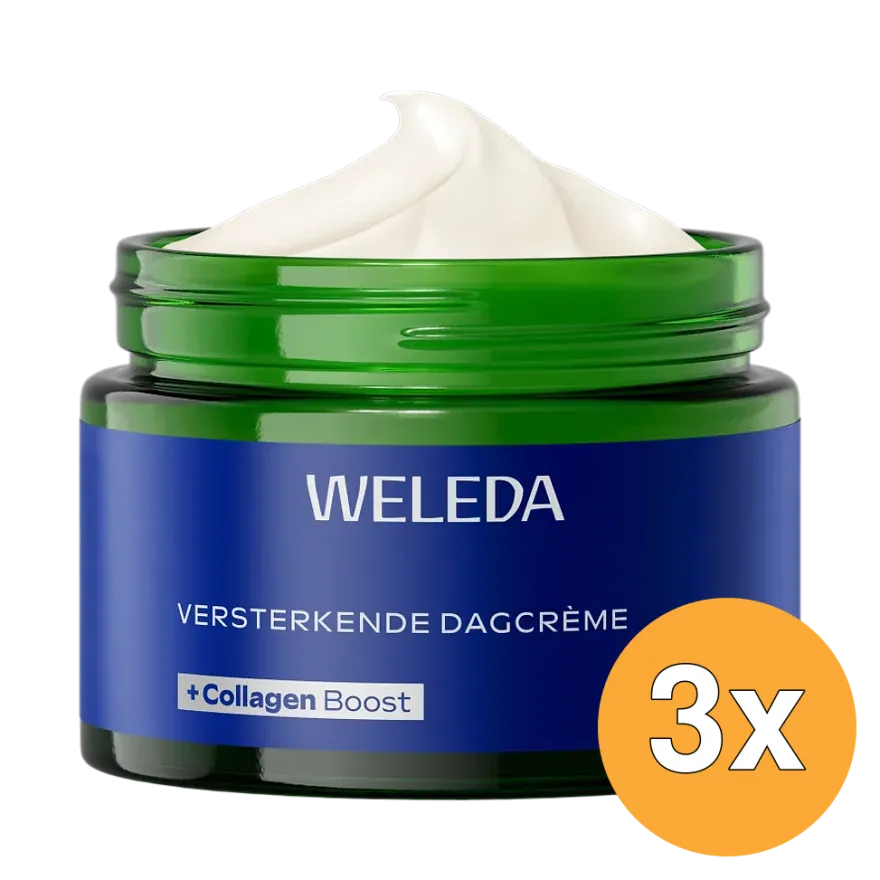 3x WELEDA Blauwe Gentiaan & Edelweiss versterkende dagcreme (40 ml)