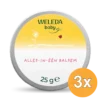 3x WELEDA Calendula alles-in-een balsem (25 gr)