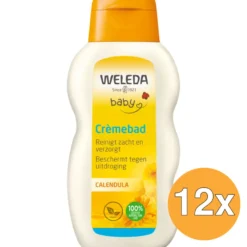 12x WELEDA Calendula baby cremebad (200 ml)