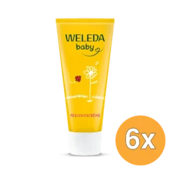 6x WELEDA Calendula baby gezichtscreme (50 ml)