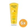 6x WELEDA Calendula baby shampoo & douchecreme (200 ml)