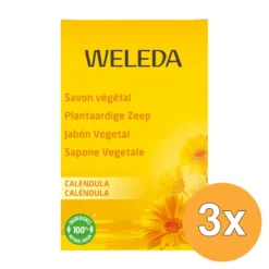 3x WELEDA Calendula Zeep (100 gr)