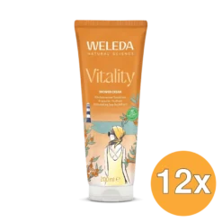12x WELEDA Duindoorn vitaliserende douchecreme (200 ml)