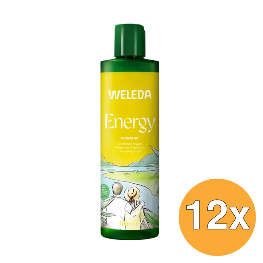 12x Weleda Energy Douchegel Gember (400 ml)