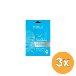 3x Weleda Exo Boost Hydrobounce Sheet Mask (20 ml)