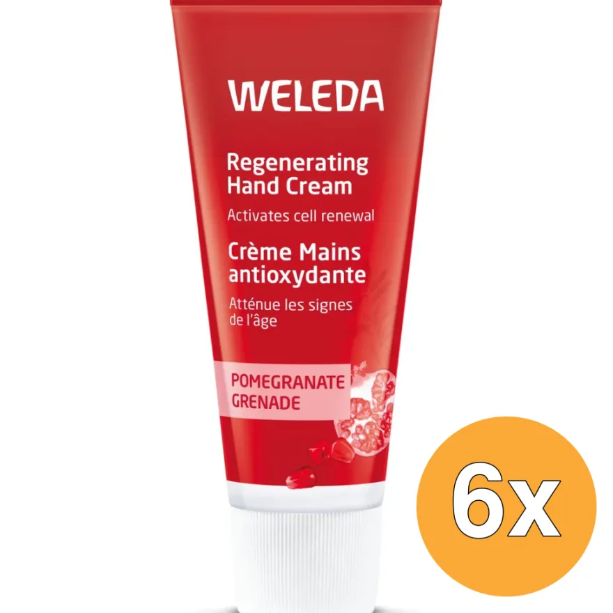 6x WELEDA Granaatappel Regeneratie Handcreme (50 ml)