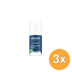 3x WELEDA Men deodorant 24 hours (50 ml)