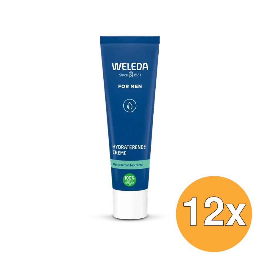 12x WELEDA Men hydraterende creme (30 ml)
