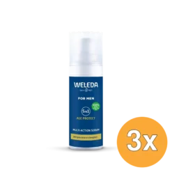 3x WELEDA Men 5in1 multi-action serum (30 ml)