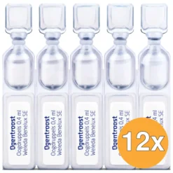 12x WELEDA Ogentroost oogdruppels 0.4ml (20 stuks)