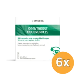 6x WELEDA Ogentroost oogdruppels (10 stuks)