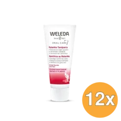 12x WELEDA Oral care ratanhia tandpasta (75 ml)