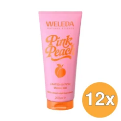 12x Weleda Pink Peach Douchegel Í Limited Edition (200 ml)