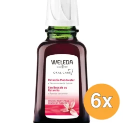 6x WELEDA Ratanhia mondwater (50 ml)