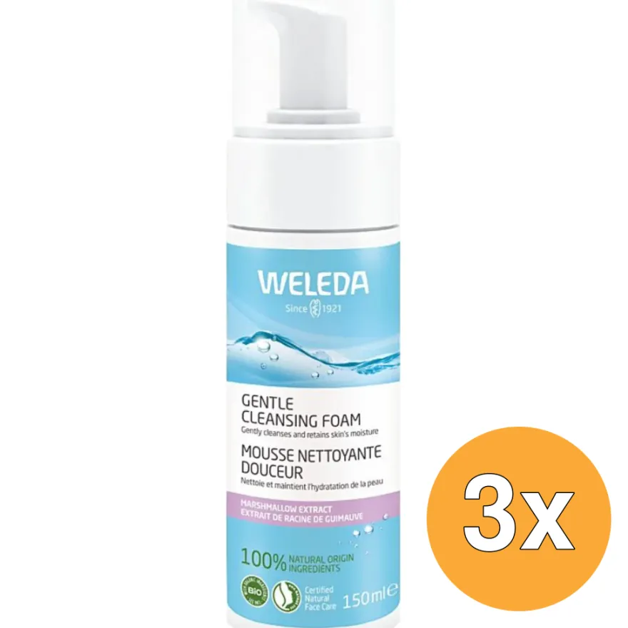 3x WELEDA Reinigingsmouse Mild Bio (250 ml)