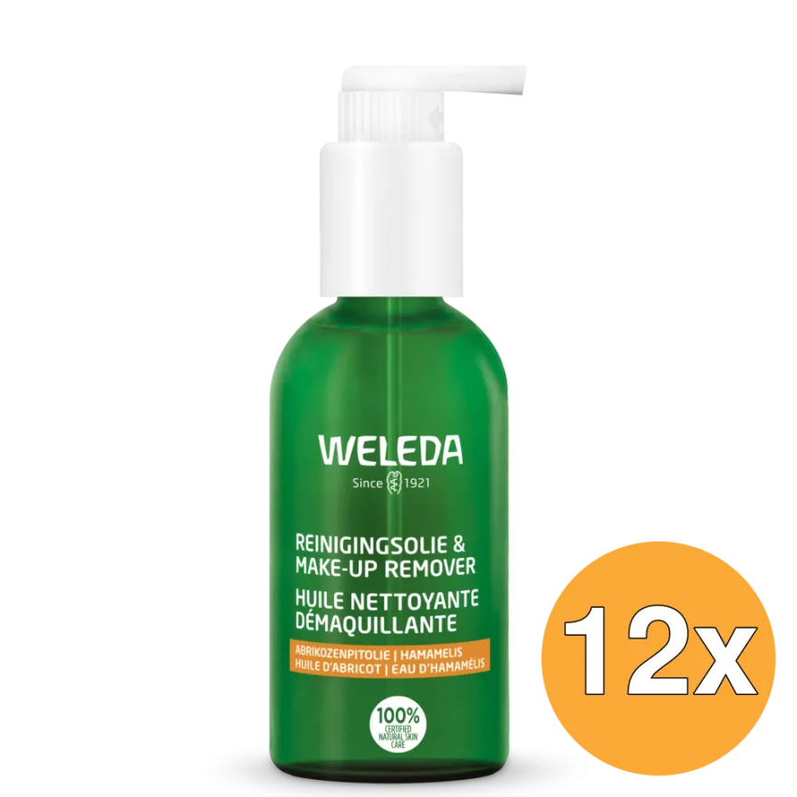 12x WELEDA Reinigingsolie & make up remover (150 ml)