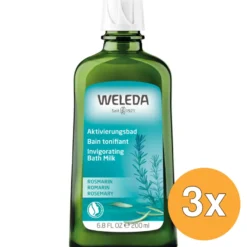 3x WELEDA Rozemarijn activeringsbad (200 ml)