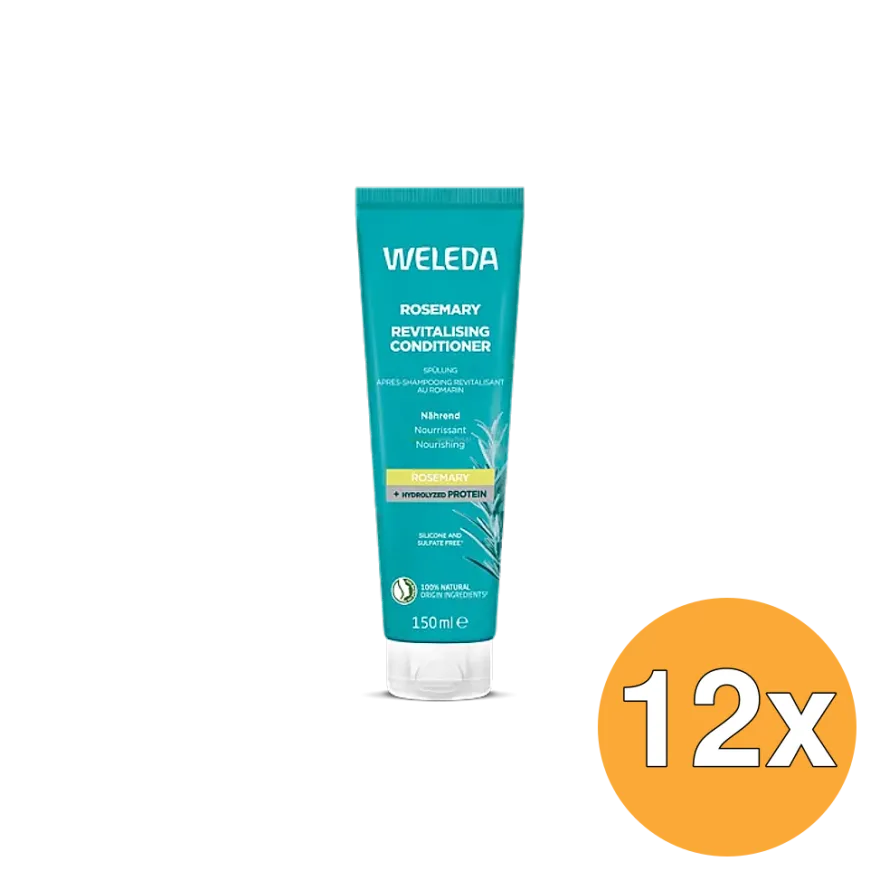 12x Weleda Rozemarijn Revitaliserende Conditioner (150 ml)