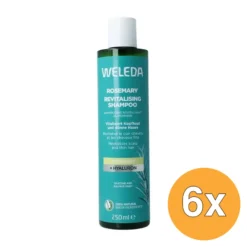 6x Weleda Rozemarijn Revitaliserende Shampoo (250 ml)