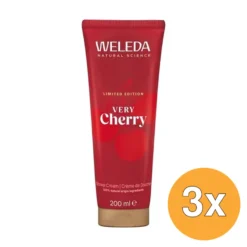 3x Weleda Shower Cream Limited Edition Very Cherry (200 ml)