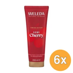 6x Weleda Shower Cream Limited Edition Very Cherry (200 ml)