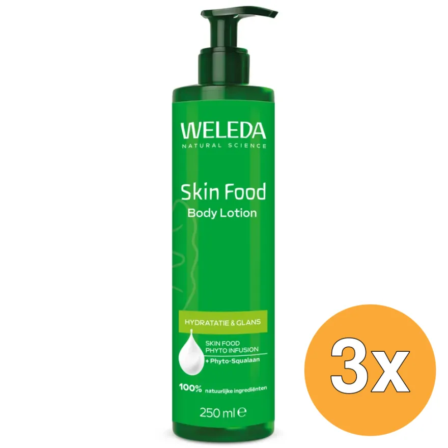 3x WELEDA Skin Food Body Lotion (250 ml)