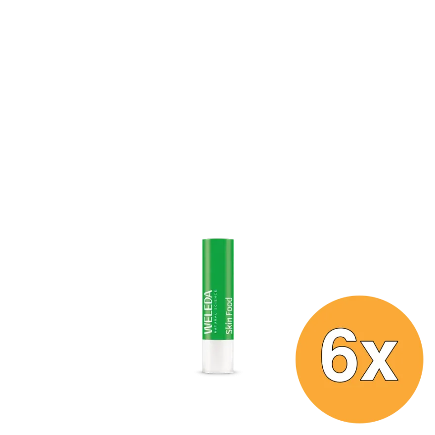 6x Weleda Skin Food Lip Butter Stick (4,8 gr)